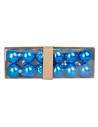 Set 12 palline blu ø 6 cm per albero di Natale per presepe