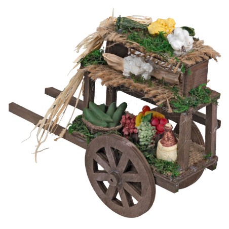 Copy of Wooden Cart with Bottles for Manger Scene World