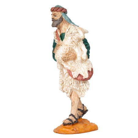 Pastore arabo con agnello serie Oliver 9 cm per presepe Mondo