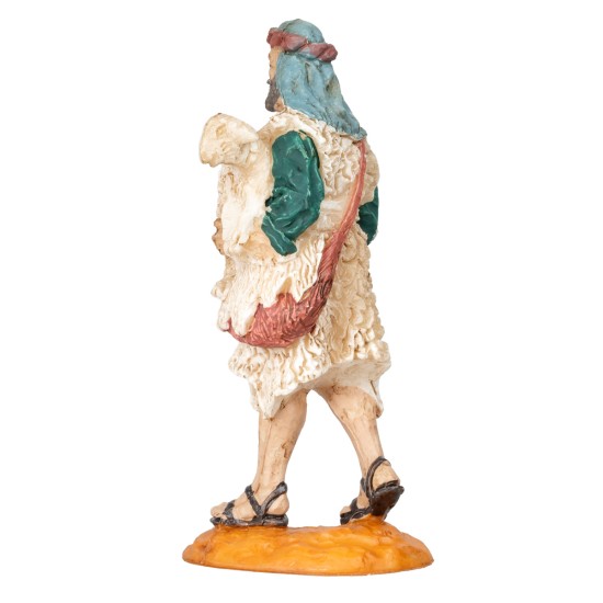 Pastore arabo con agnello serie Oliver 9 cm per presepe Mondo