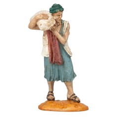 Mugnaio arabo con sacco sulle spalle serie Oliver 9 cm