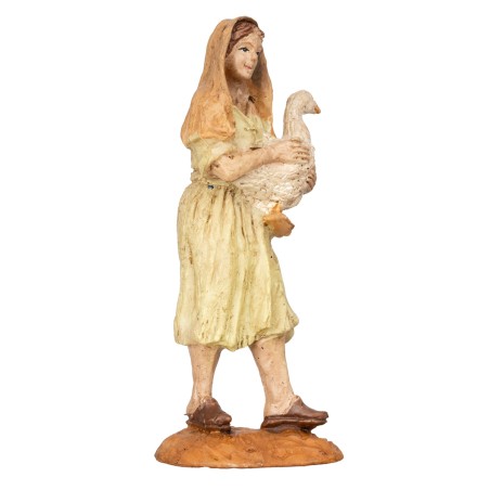 Donna araba con oca serie Oliver 9 cm per presepe Mondo Presepi
