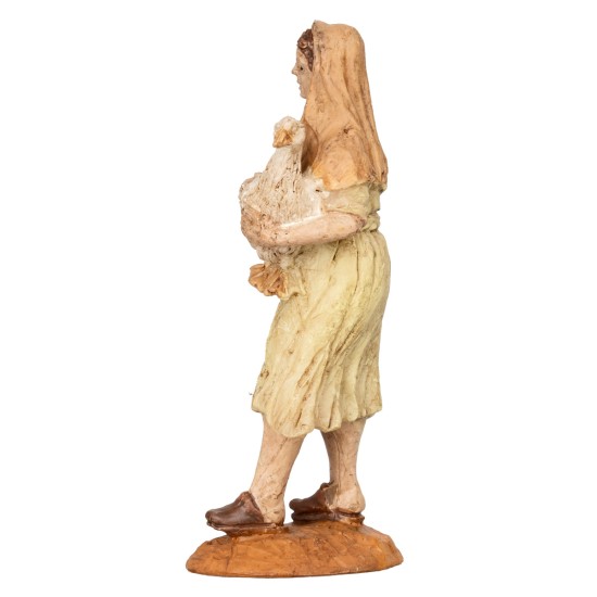 Arab woman with goose Oliver series 9 cm for nativity scene World Nativity