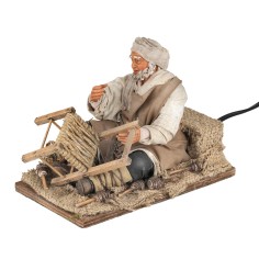 Riparatore di sedie movimento serie 30 cm per presepe Mondo 2