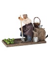 Man hoeing series 12 cm in motion for Mondo Nativity scene