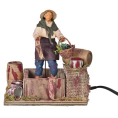 Grape crusher series 12 cm moving for Mondo nativity scene