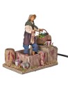 Pigiatore d'uva serie 12 cm in movimento per presepe Mondo