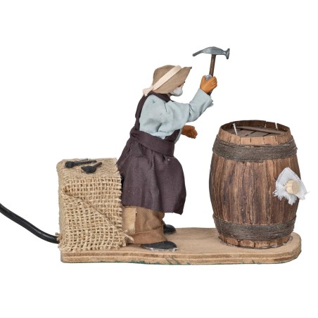 copy of Pigiatore d'uva serie 12 cm in movimento per presepe