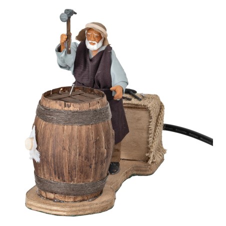 copy of Pigiatore d'uva serie 12 cm in movimento per presepe