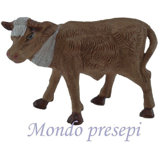 Buey medio cm 8 Mundo Pesebres