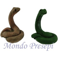 Set 2 serpenti in resina Mondo Presepi