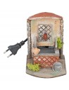Fontana funzionante in sughero cm 10,5x16x15 h per presepe