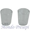 Set of 2 Glasses, glass 12x15 mm