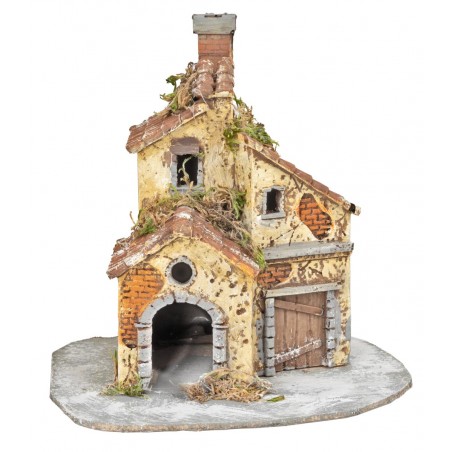 copy of Resin Cottage for Nativity Scene cm 30x28x24 h.
