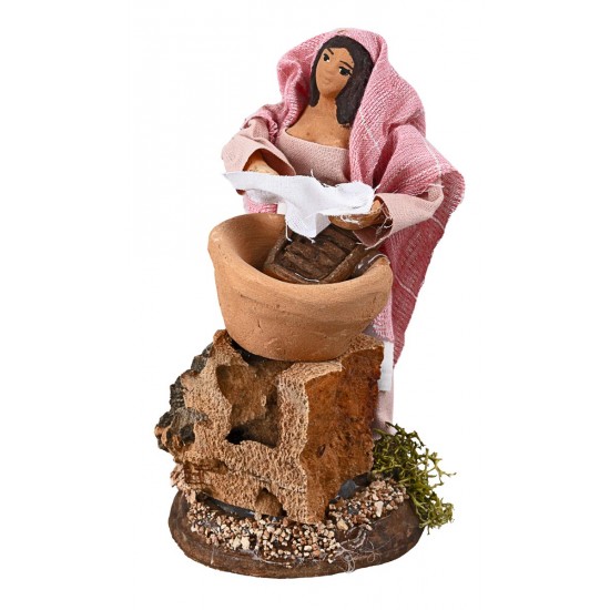 Lavandaia cm 12 per presepe Mondo Presepi