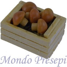 Caja de 3,5 cm dos listones con setas Mundo Pesebres