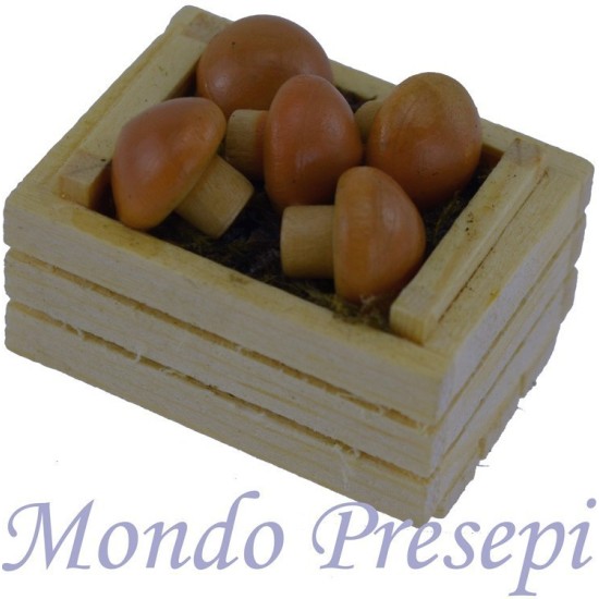 Caja de 3,5 cm dos listones con setas Mundo Pesebres