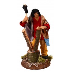 Boscaiolo cm 12 per presepe Mondo Presepi
