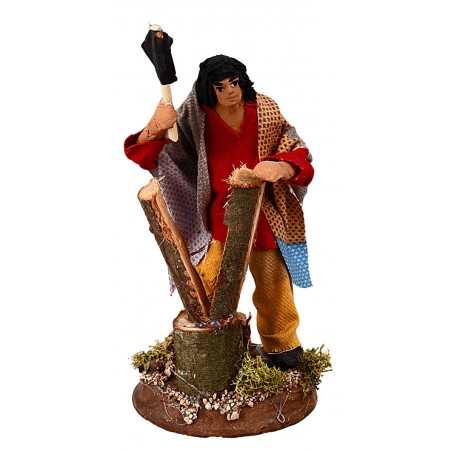 Lumberjack 12 cm for nativity scene Mondo Presepi