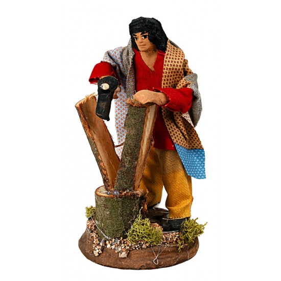 Lumberjack 12 cm for nativity scene Mondo Presepi