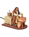 Woman washing child series 12 cm moving for Nativity World