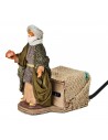 Set of three moving Wise Men 12 cm for nativity scene Mondo Presepi