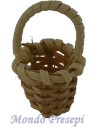 Cesto Ø 1,5 cm chiaro con manico