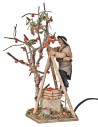 Raccoglitore di mele in movimento 12 cm per presepe Mondo