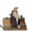 Herrero en movimiento trabajando 12 cm para belén Mondo Presepi