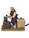 Fabbro al lavoro in movimento 12 cm per presepe Mondo Presepi