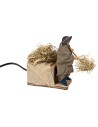 Farmer at work in motion 10 cm for nativity scene Mondo Presepi
