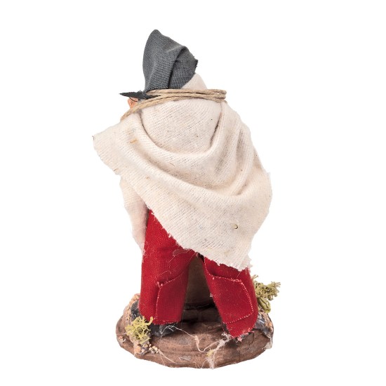 Man with amphoras 12 cm for nativity scene Mondo Presepi