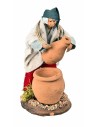 Man with amphoras 12 cm for nativity scene Mondo Presepi