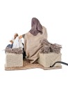 Nativity playing with a moving child 14 cm for nativity scene