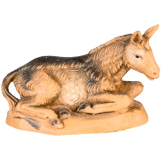 Sitting donkey series 6,5 Fontanini Mondo Presepi