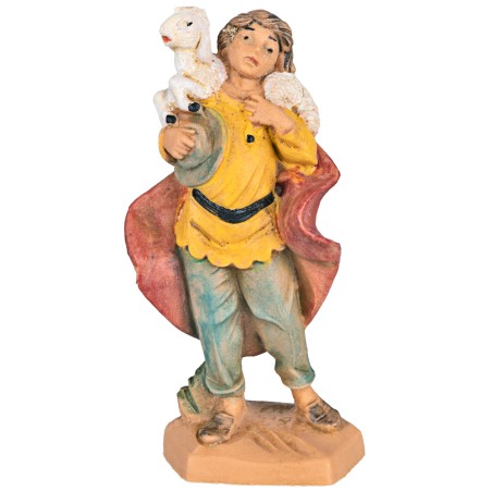 Ragazzo con agnello 6,5 cm Fontanini Mondo Presepi