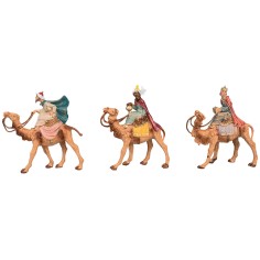 Conjunto de 3 Reyes Magos en camello serie 6,5 cm Fontanini
