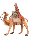 Set 3 Re Magi a cammello serie 6,5 cm Fontanini per presepe