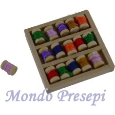 Portagomitoli con 16 rocche Mondo Presepi