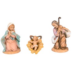 Natividad 3 figuras 6,5 cm Fontanini