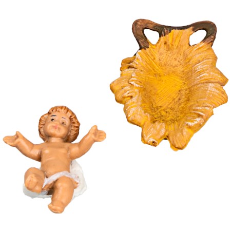 Nativity 3 subjects 6.5 cm Fontanini