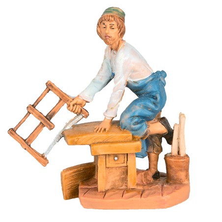 Carpintero 6,5 cm Fontanini Mundo Pesebres