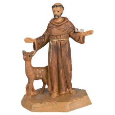 San Francesco 6,5 cm Fontanini Mondo Presepi