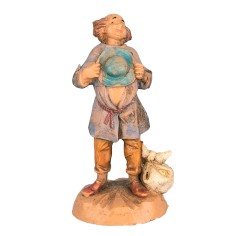 Hombre con sombrero 6,5 cm Fontanini Mundo Belenes