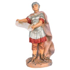 Soldier with parchment 6.5 cm Fontanini Mondo