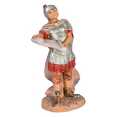 Soldado con pergamino 6,5 cm Fontanini Mundo 2