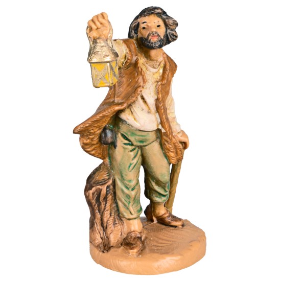 Uomo con lanterna 6,5 cm Fontanini Mondo Presepi