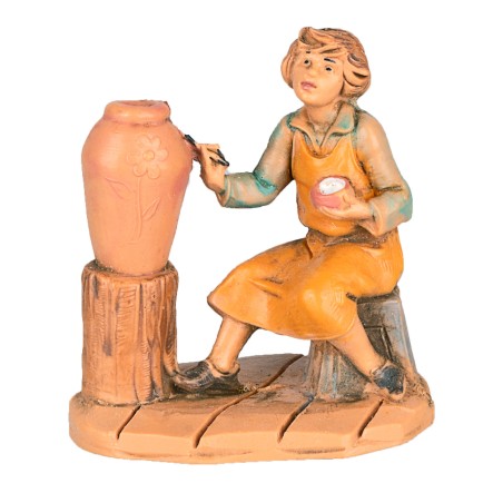 Ceramista serie 6,5 cm Fontanini Mondo Presepi