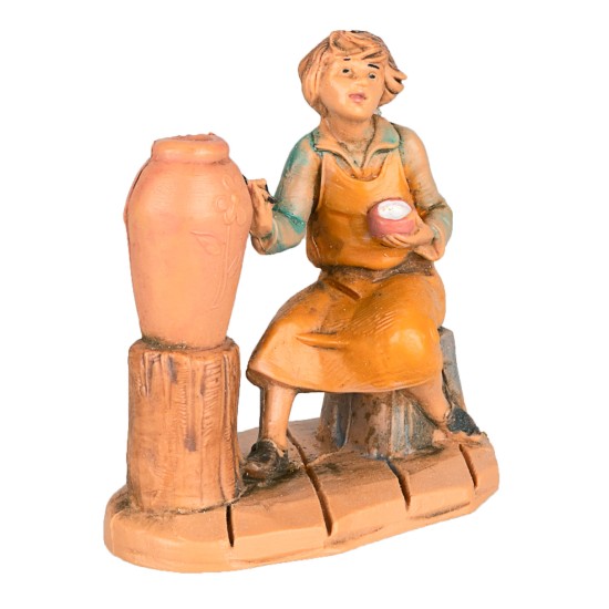 Ceramista serie 6,5 cm Fontanini Mondo Presepi