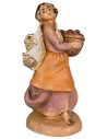 Woman with hamper 6.5 cm Fontanini